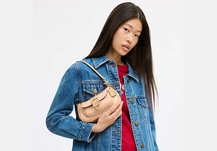Ashton Mini Shoulder Bag In Signature Leather