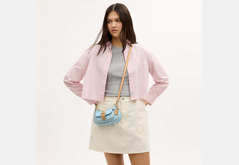 Ashton Mini Shoulder Bag In Signature Leather