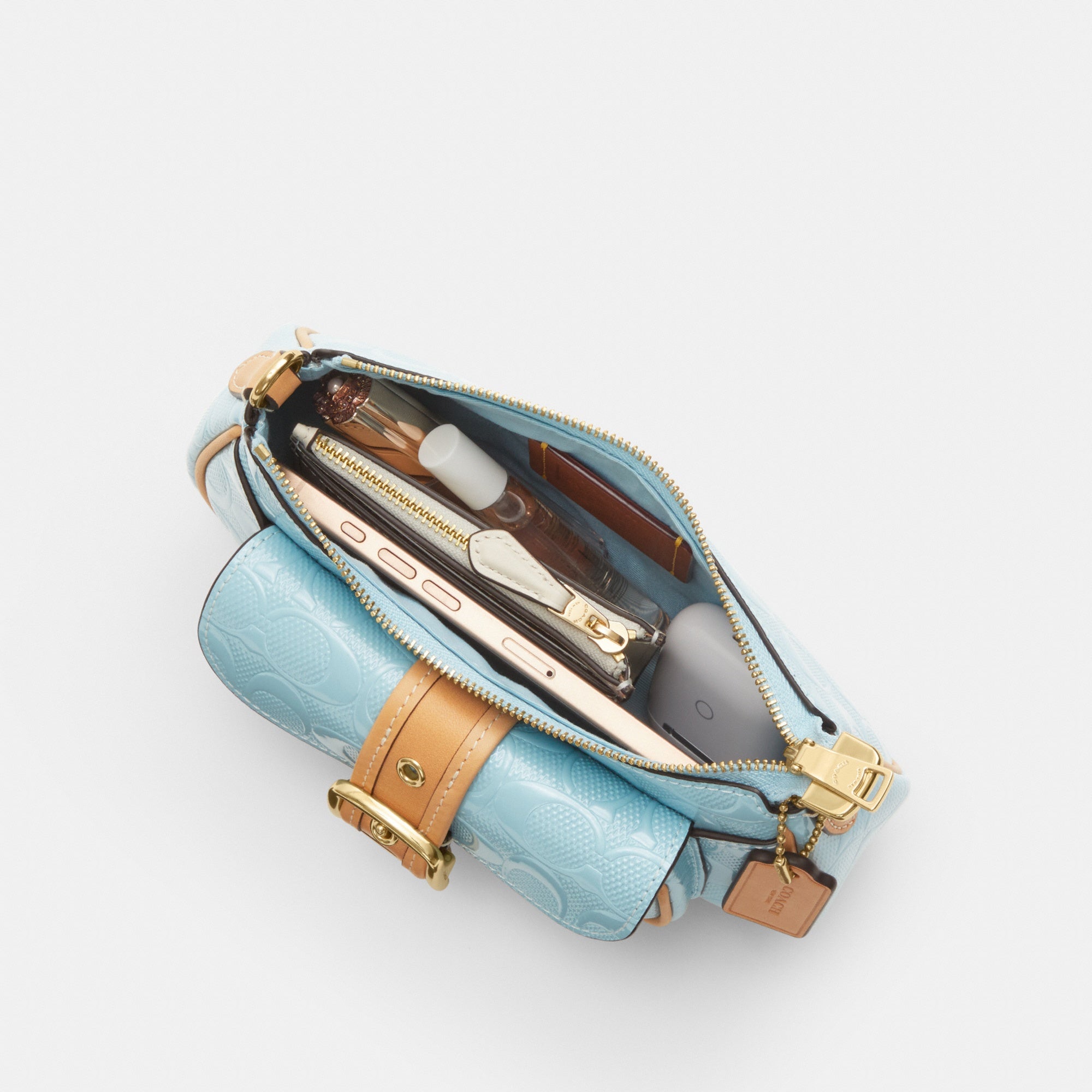 Ashton Mini Shoulder Bag In Signature Leather