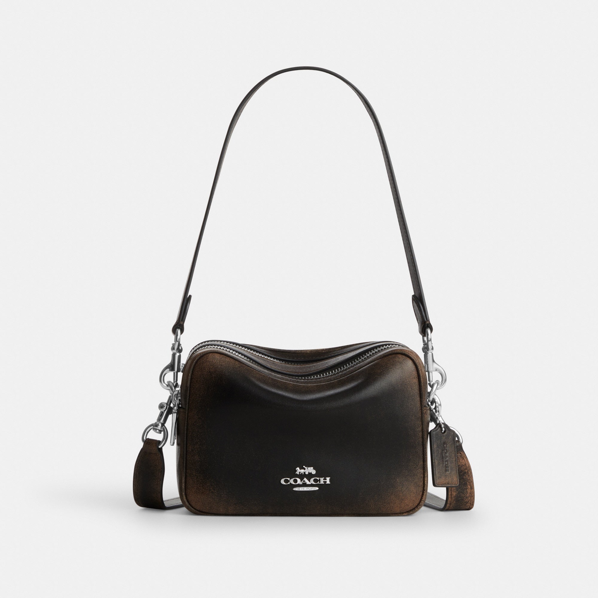 Mini Carey Crossbody Bag In Loved Leather