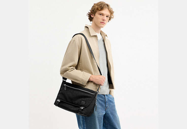 Lane Messenger In Signature Nylon
