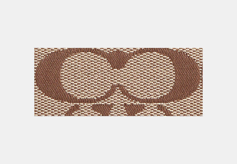 Essential Small Zip Around Card Case In Signature Jacquard