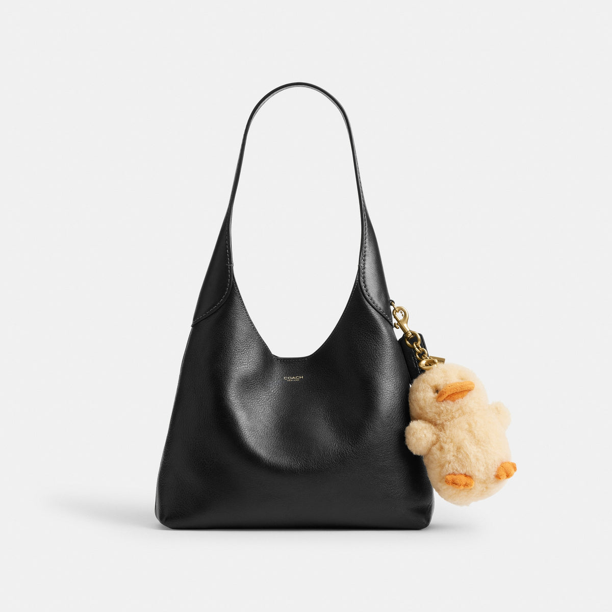 Ducky Bag Charm In Shearling