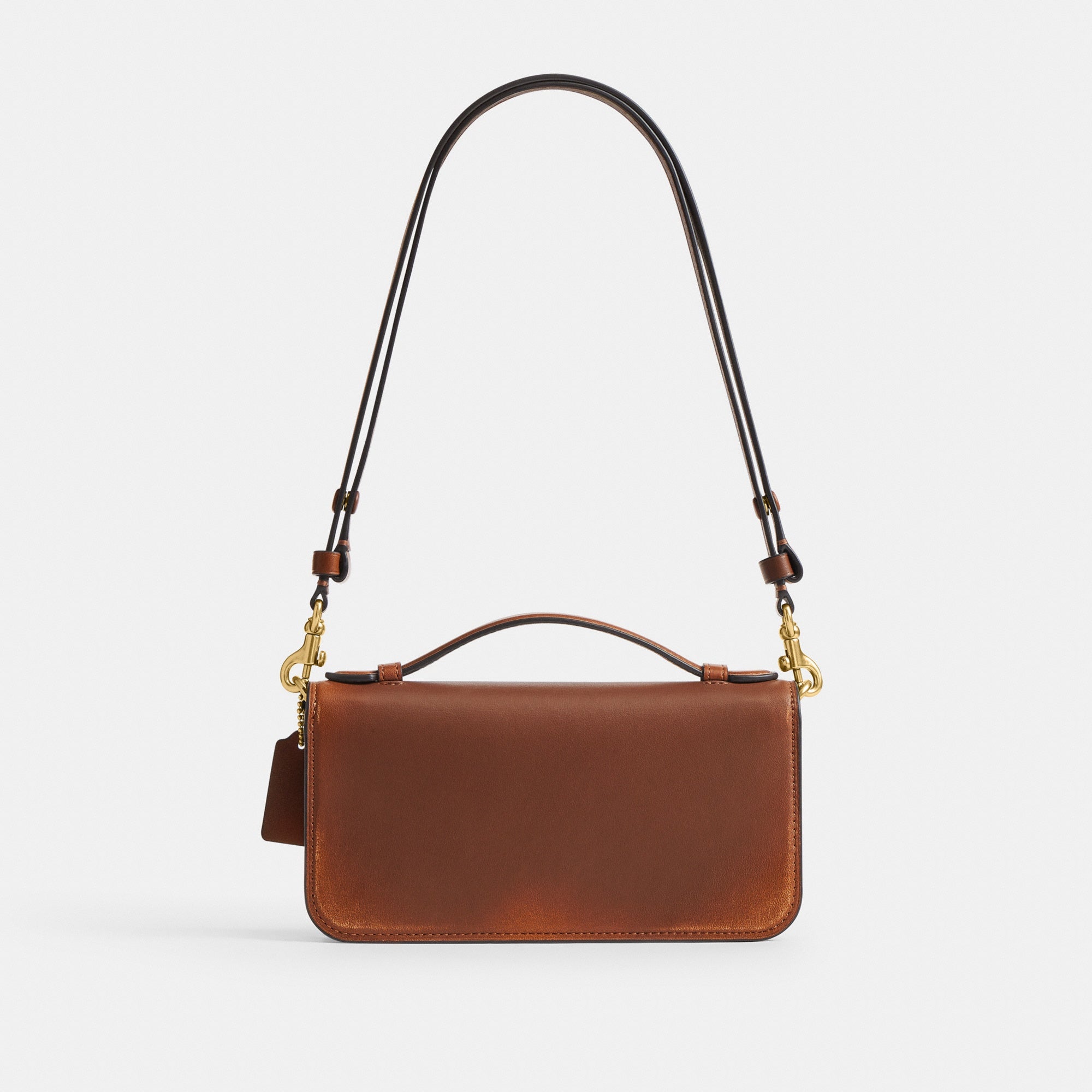 New York Elora Top Handle Crossbody Bag In Loved Leather