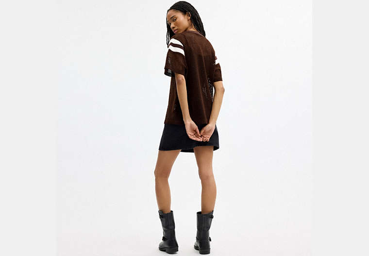 Coach | Brain Dead Mesh Football T-Shirt