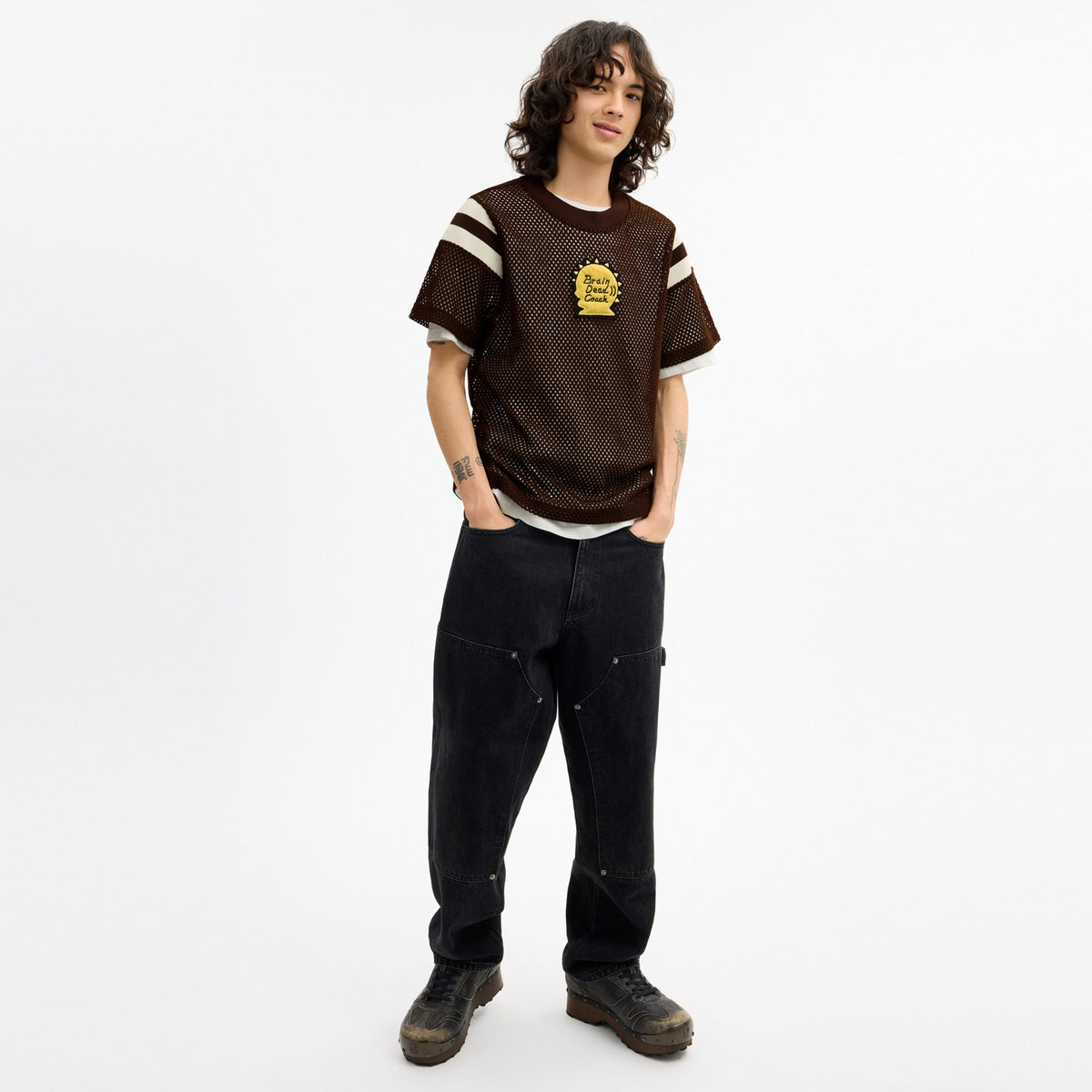 Coach | Brain Dead Mesh Football T-Shirt