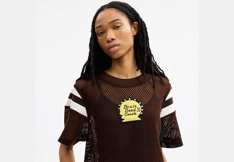 Coach | Brain Dead Mesh Football T-Shirt