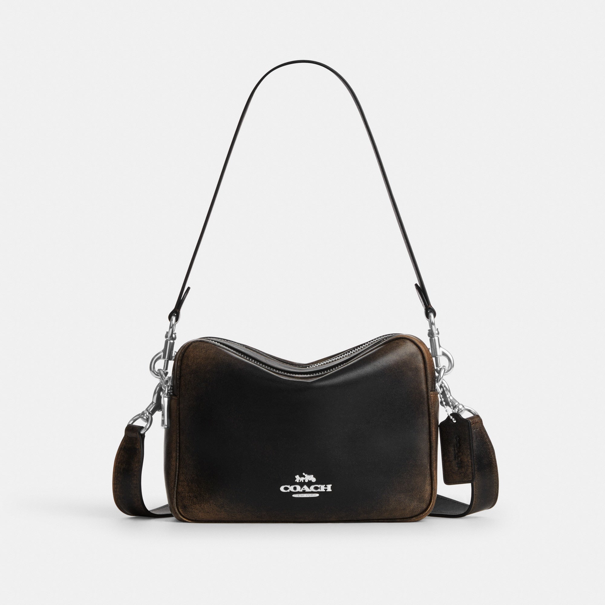 Carey Crossbody Bag In Loved Leather