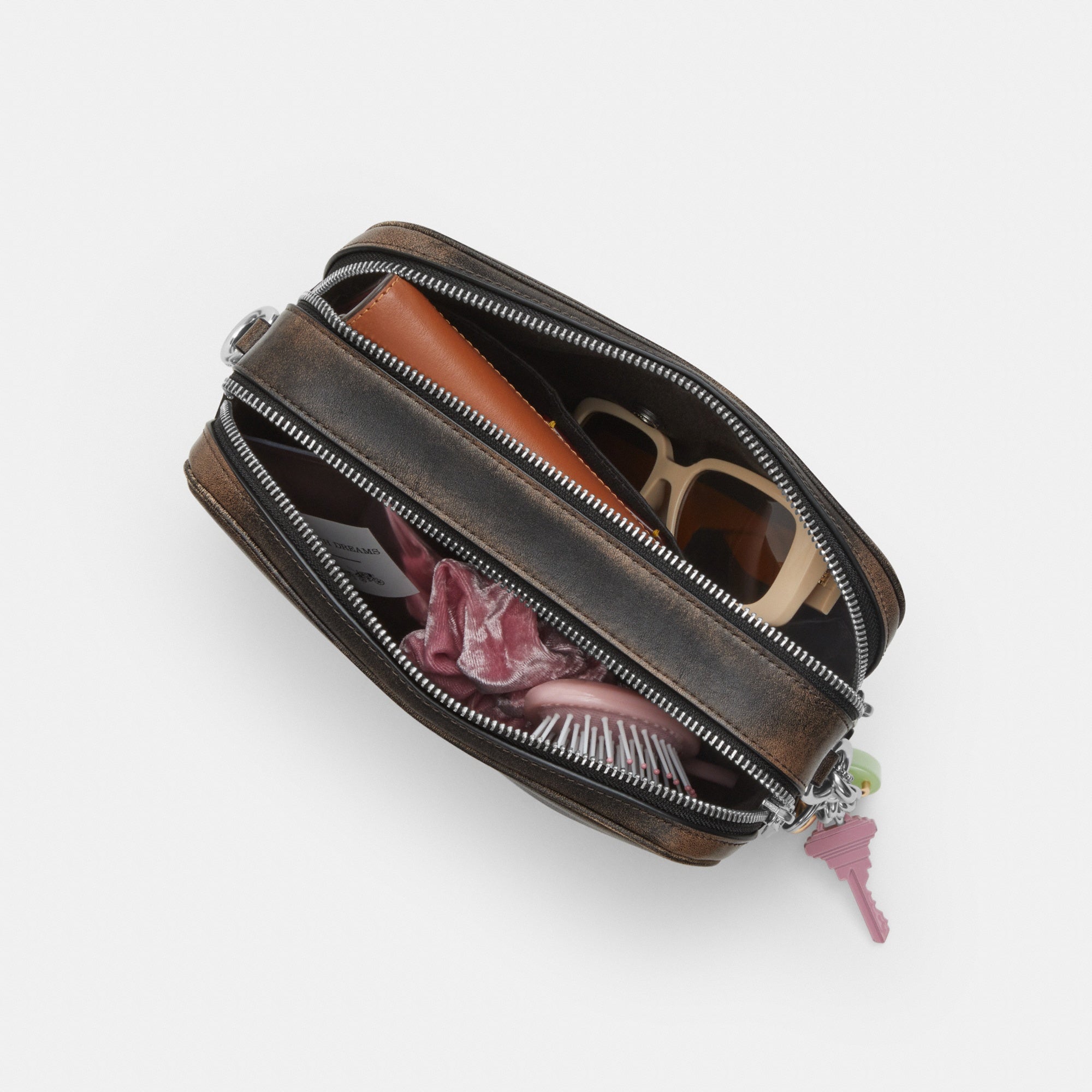 Carey Crossbody Bag In Loved Leather