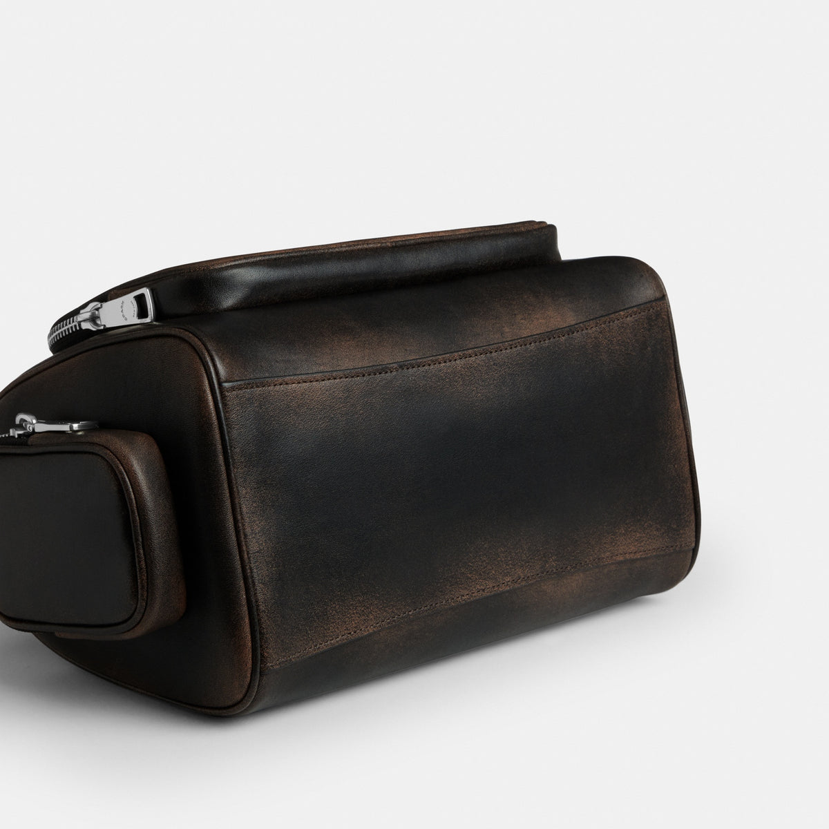 Rowan Satchel Bag With Pockets In Loved Leather