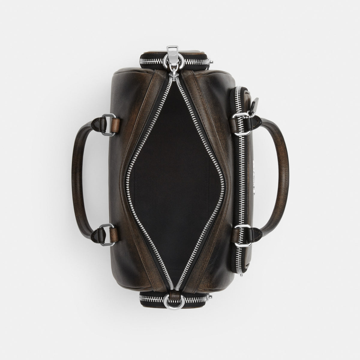 Rowan Satchel Bag With Pockets In Loved Leather
