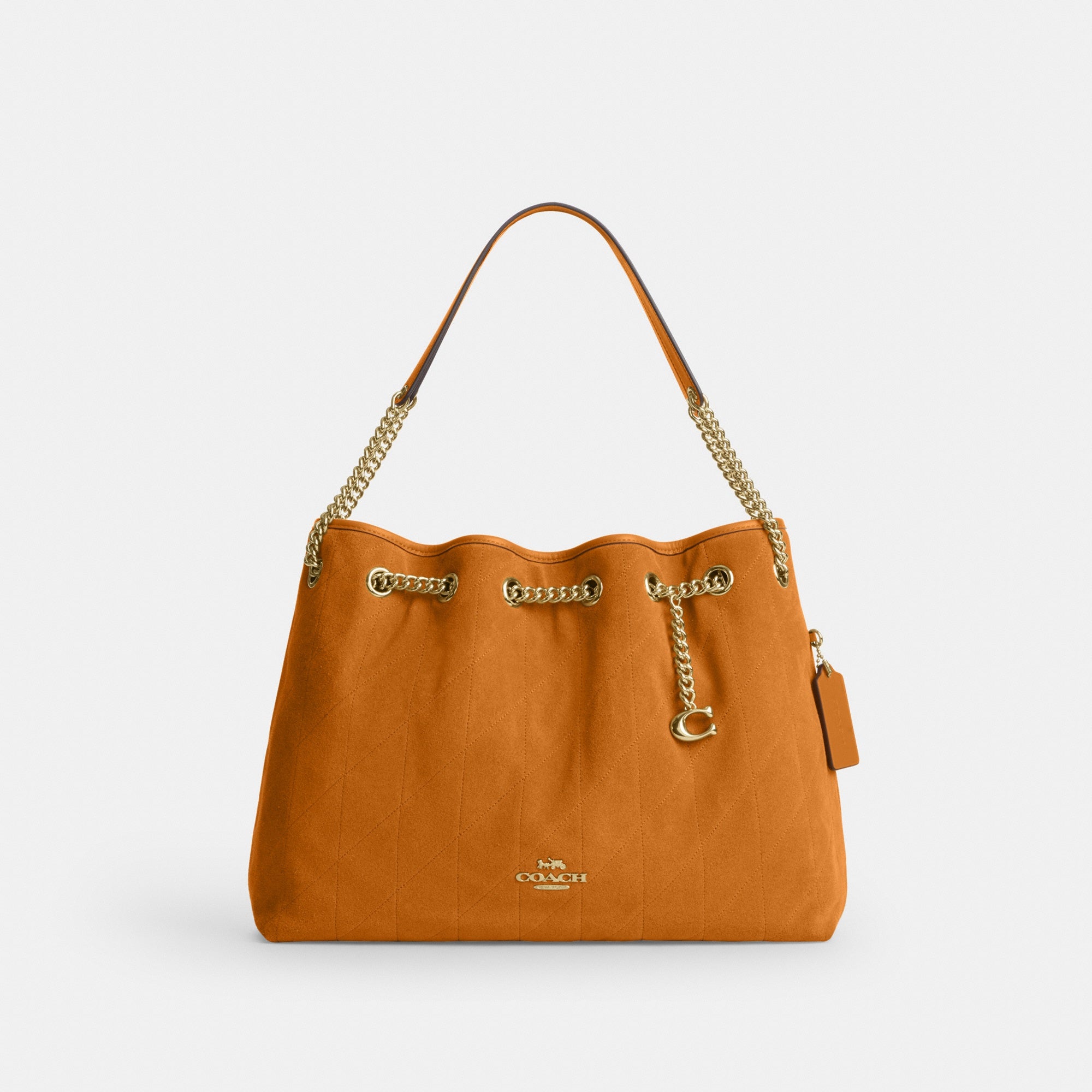 Evelyn Shoulder Bag With Quilting And Charm