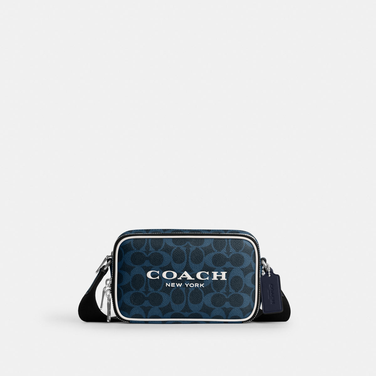 Colton Crossbody Bag 19 In Signature Canvas With Coach Graphic