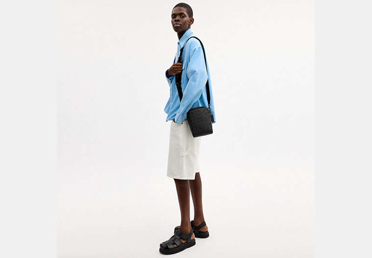 Tristan Crossbody Bag 14 In Signature Canvas