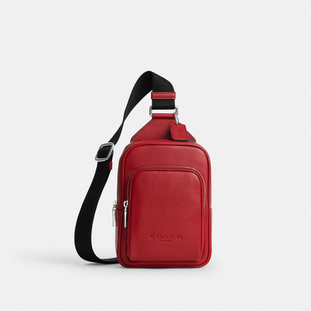 Racer Sling Pack In Loved Signature Denim