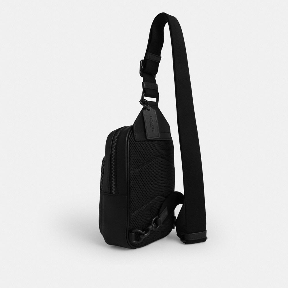Racer Sling Pack In Loved Signature Denim