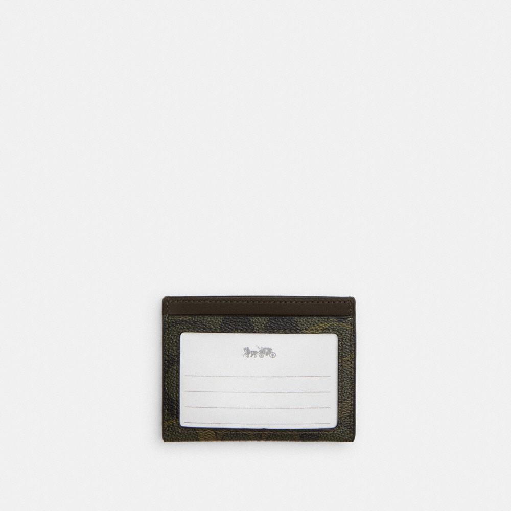 Slim Id Card Case In Loved Leather