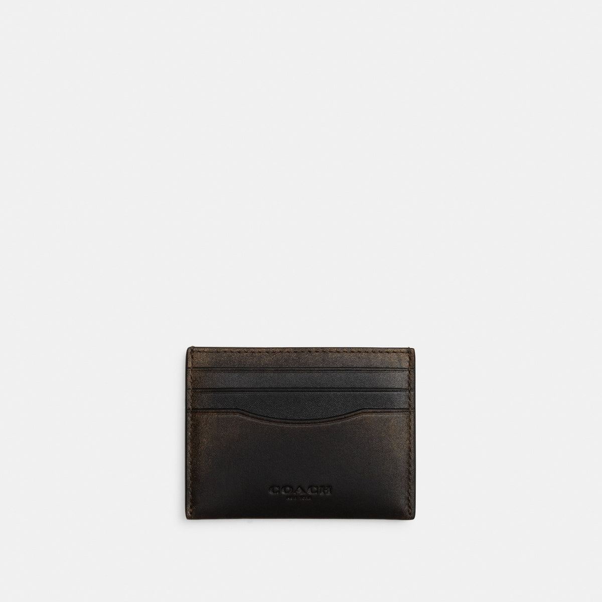 Slim Id Card Case In Signature Camo Print