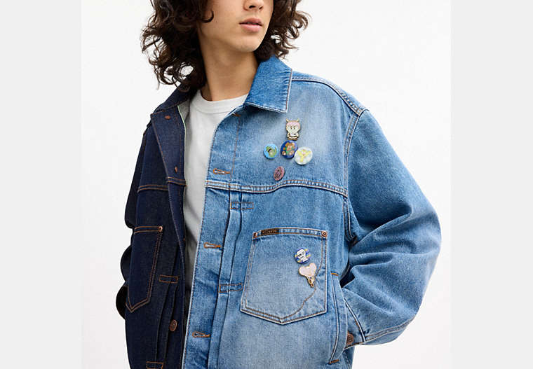 Coach | Brain Dead Split Denim Jacket In Recycled Cotton