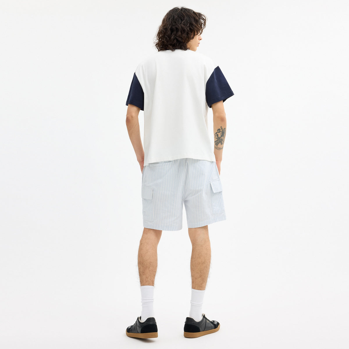 Coach | Brain Dead Striped Camp Shorts
