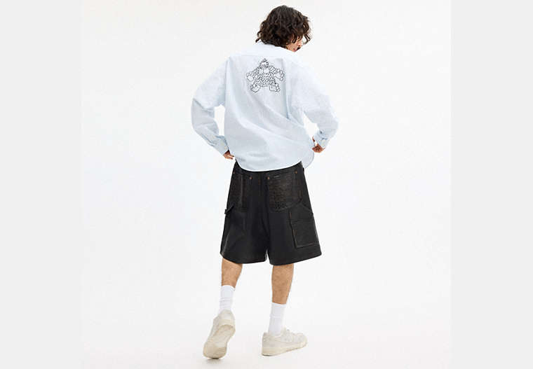 Coach | Brain Dead Loved Leather Shorts