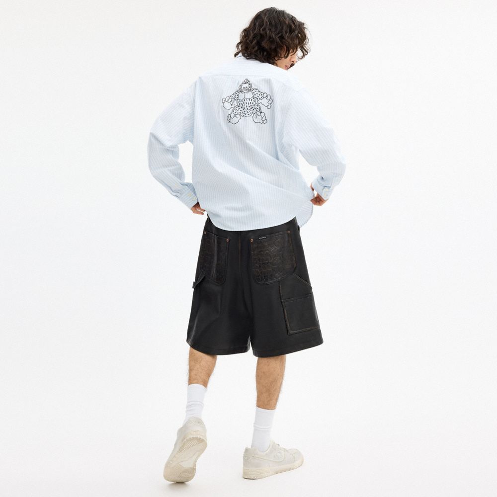 Coach | Brain Dead Loved Leather Shorts