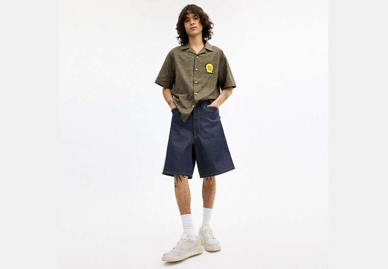 Coach | Brain Dead Denim Shorts In Recycled Cotton
