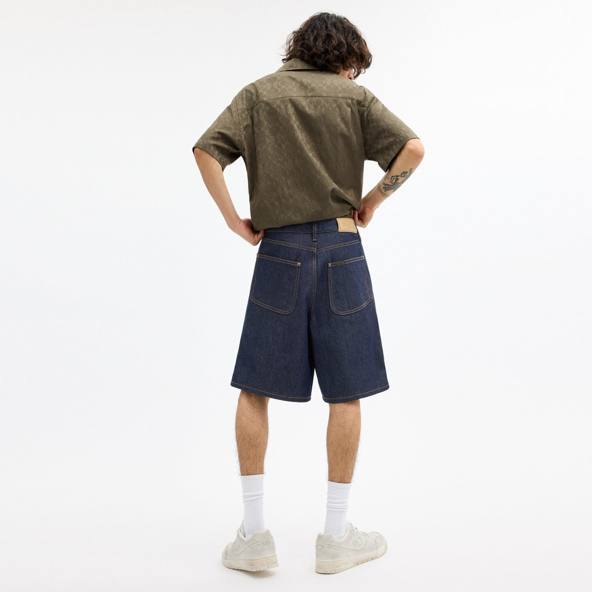 Coach | Brain Dead Denim Shorts In Recycled Cotton