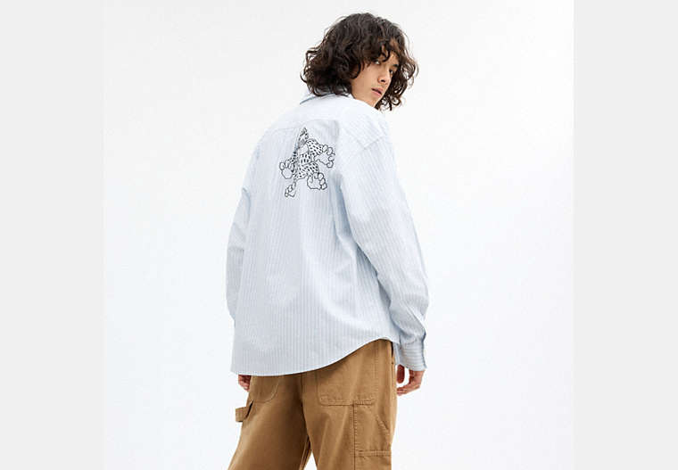 Coach | Brain Dead Signature Long Sleeve Button Up Shirt