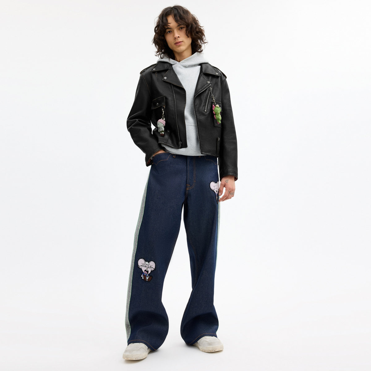 Coach | Brain Dead Leather Biker Jacket