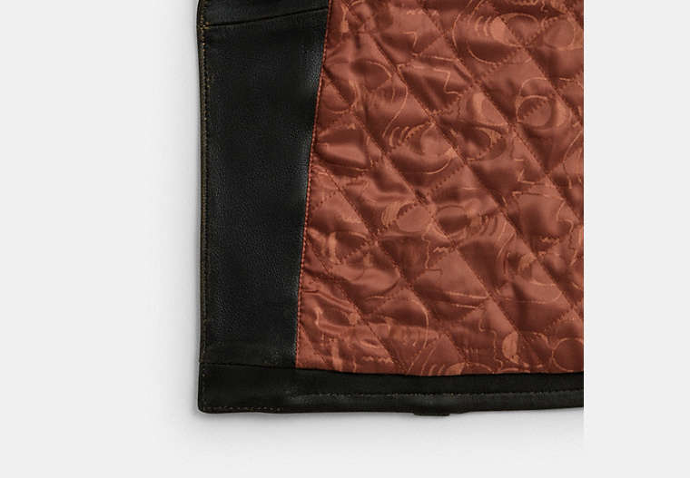 Coach | Brain Dead Leather Biker Jacket