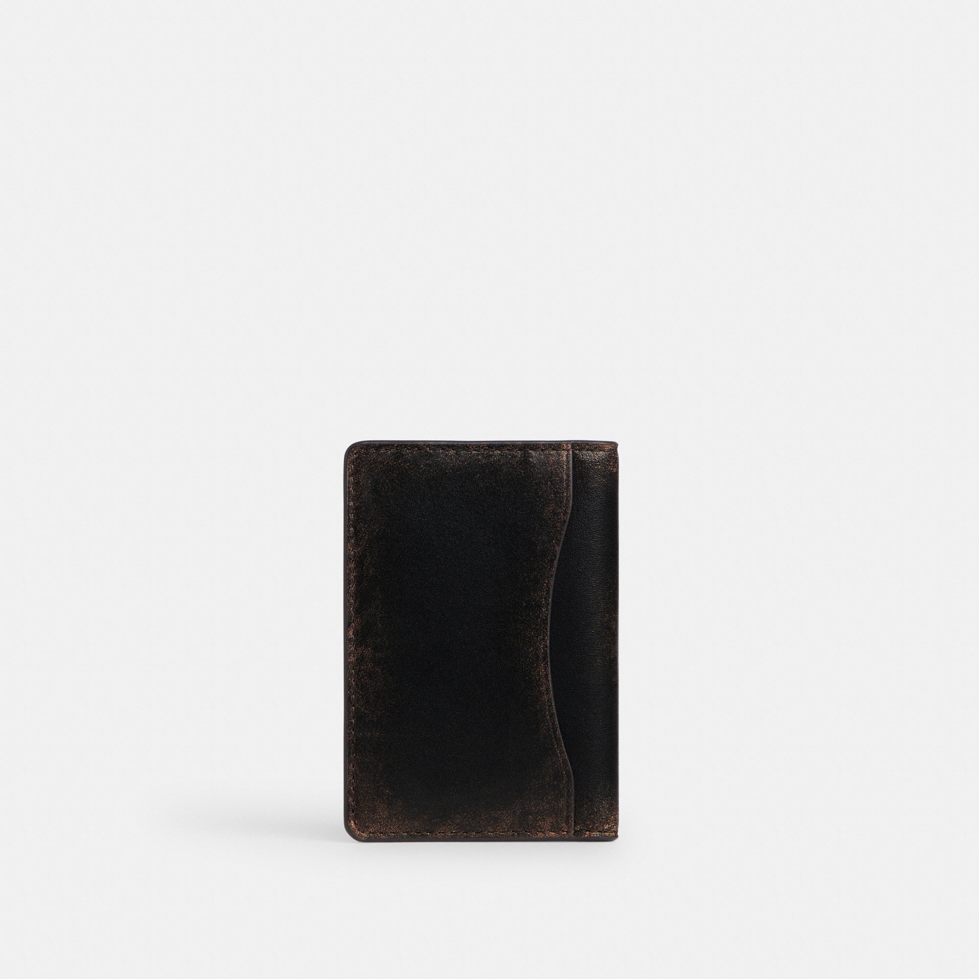 Id Card Wallet In Loved Leather