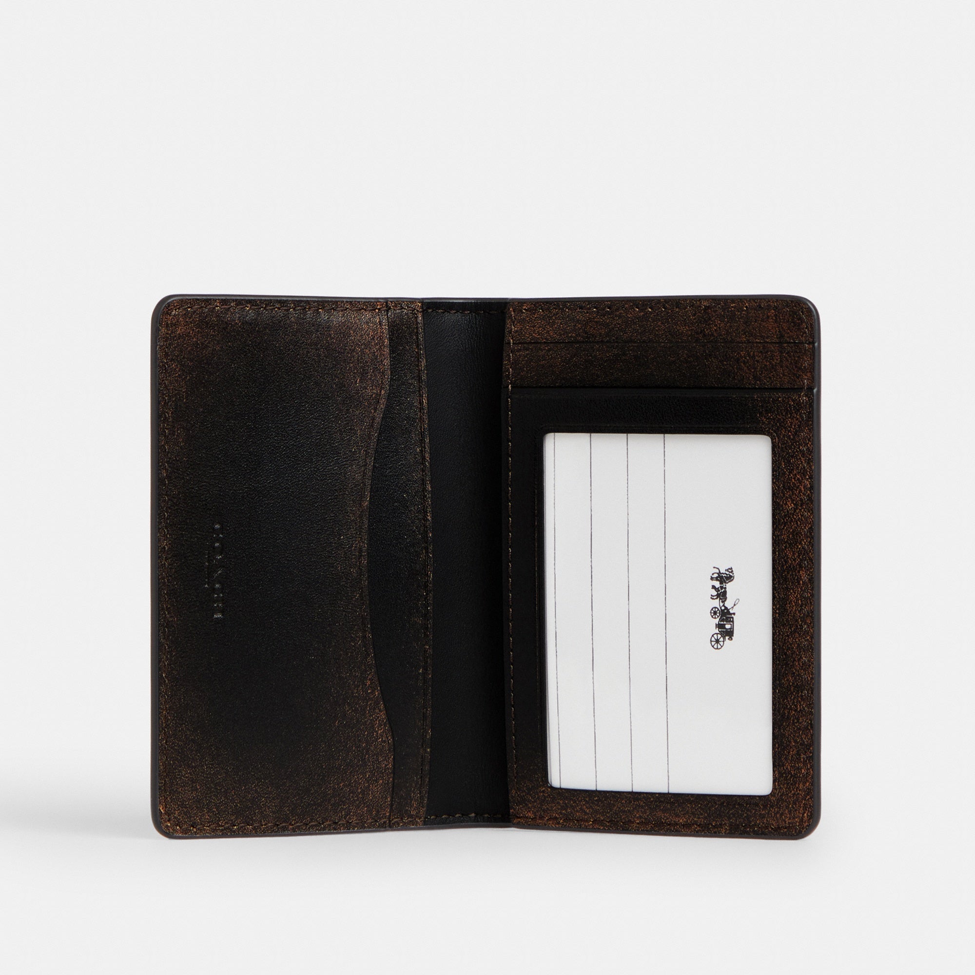 Id Card Wallet In Loved Leather