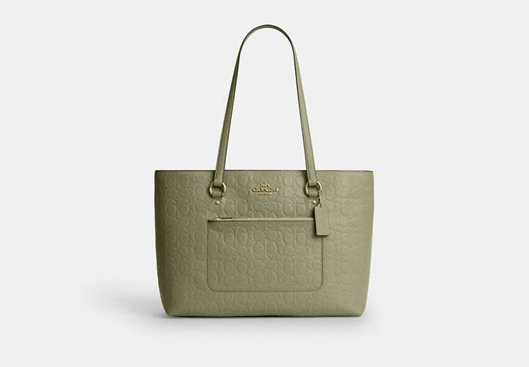 Station Tote Bag In Signature Leather