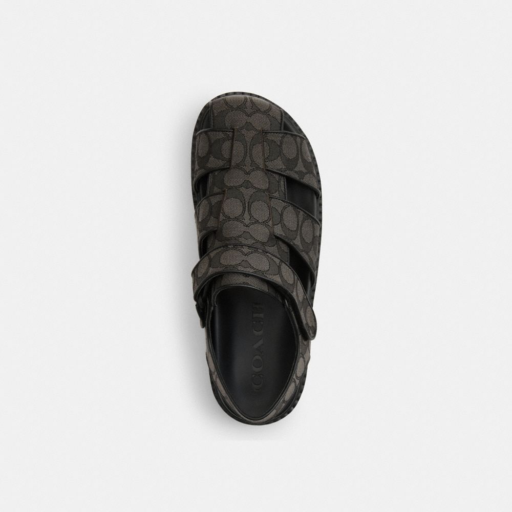 Fisherman Sandal In Signature Jacquard