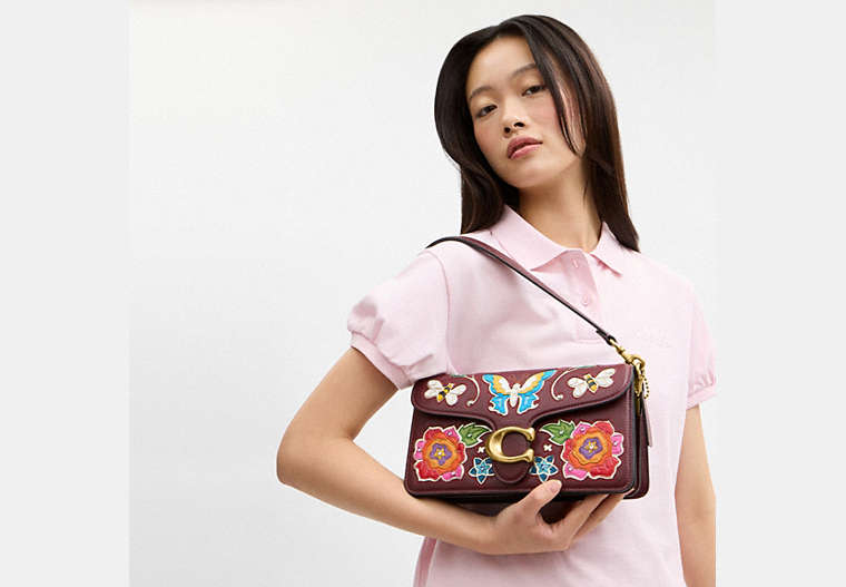 Tabby Shoulder Bag 26 With American Craft Inlay