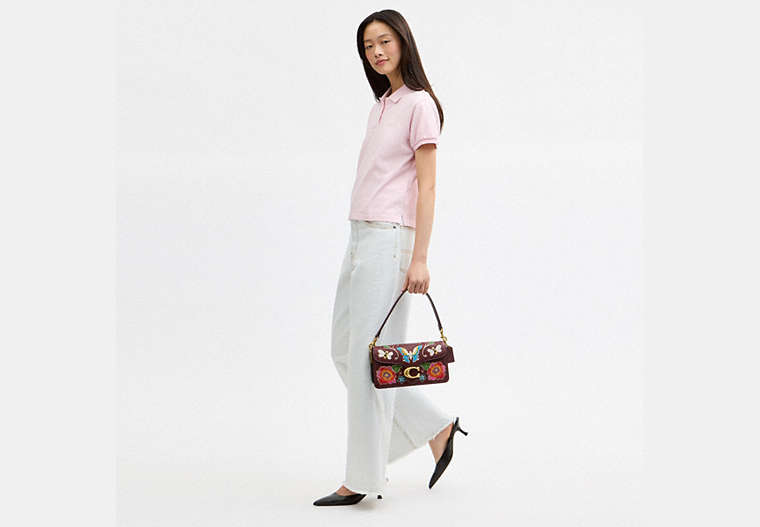Tabby Shoulder Bag 26 With American Craft Inlay