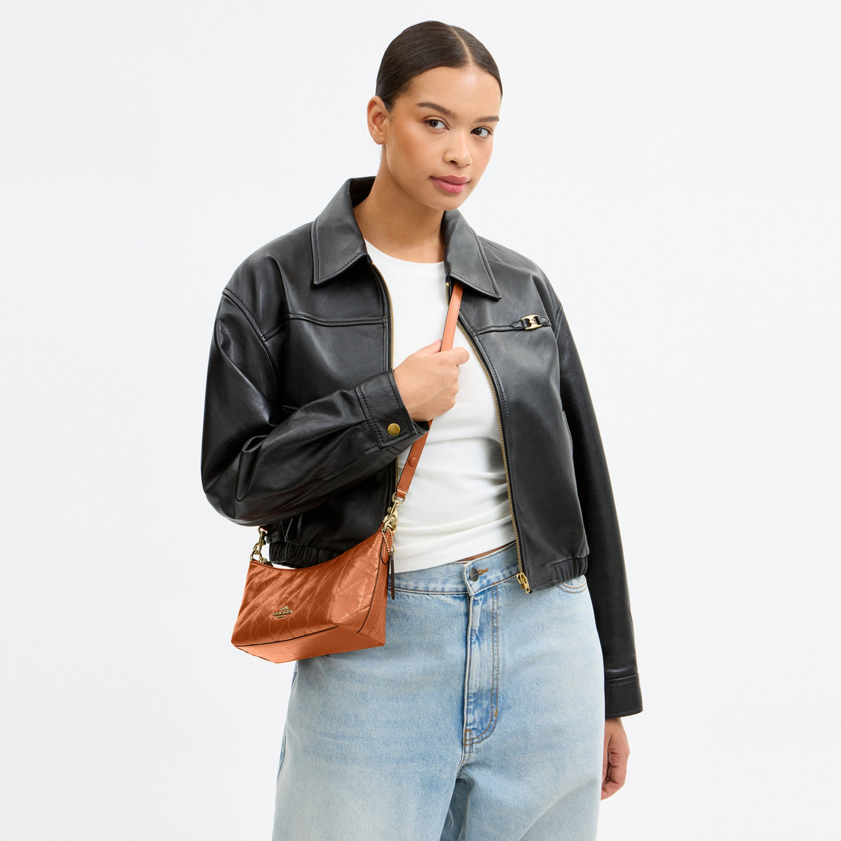 Caitlin Shoulder Bag With Quilting And Charm