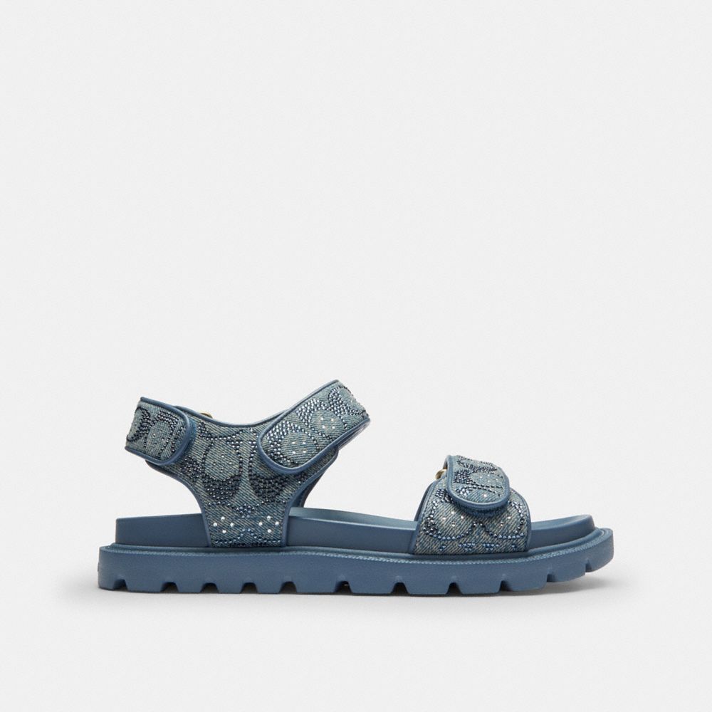 Brynn Raffia Sandal