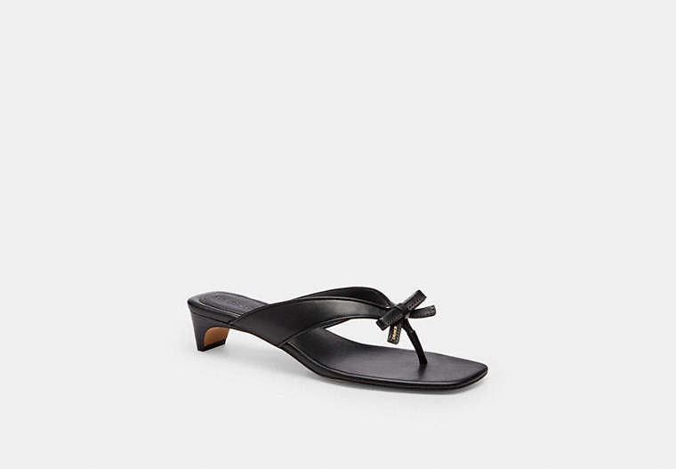 Bow Thong Kitten Heel