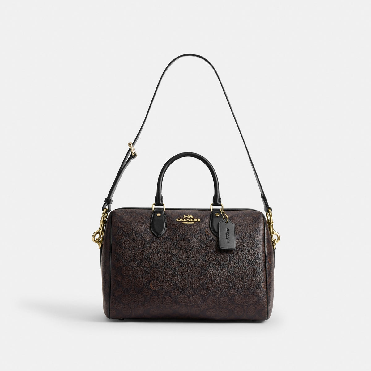 Rowan Large Satchel Bag In Signature Canvas