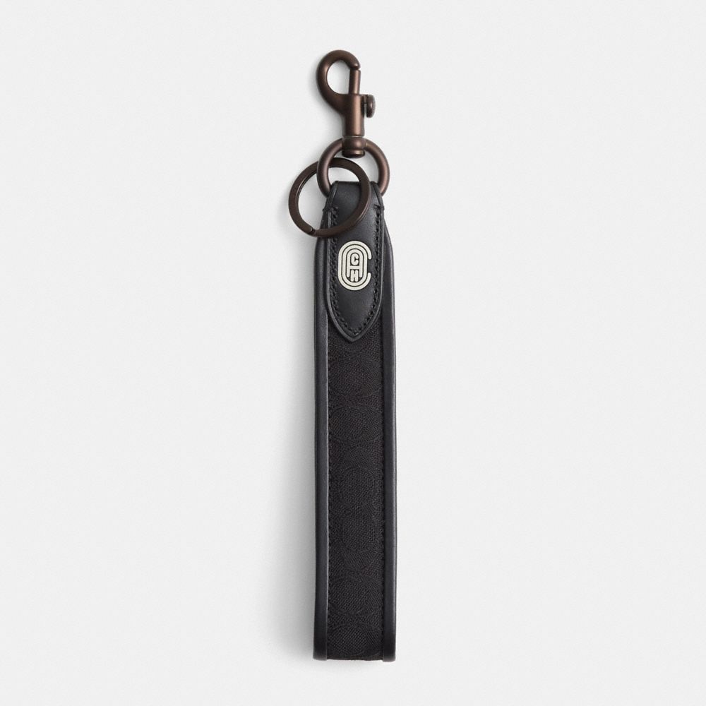 Restored Hand Strap In Signature Jacquard With Coach Patch