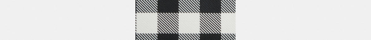Long Zip Around Wallet With Gingham Print