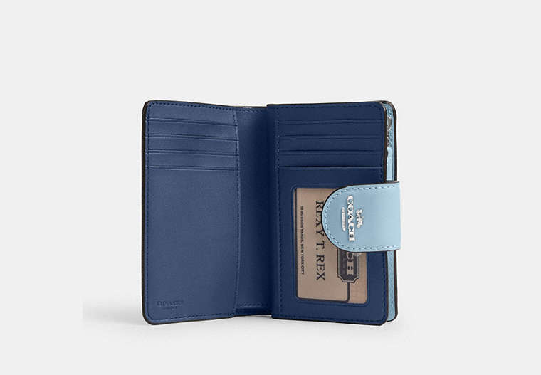 Medium Corner Zip Wallet With Floral Print