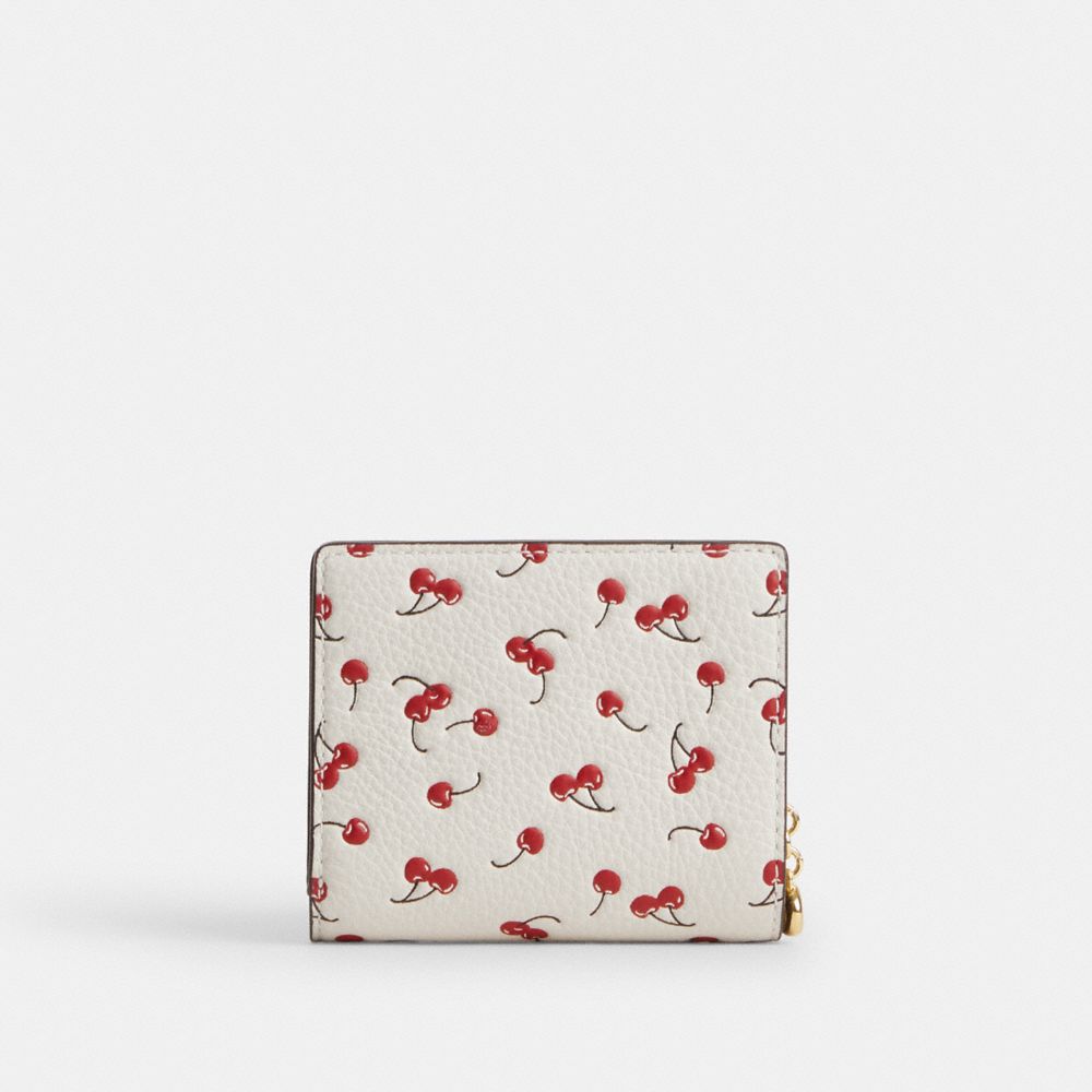 Snap Wallet In Signature Denim