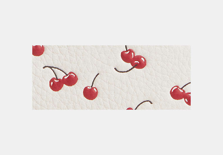 Snap Wallet With Cherry Print