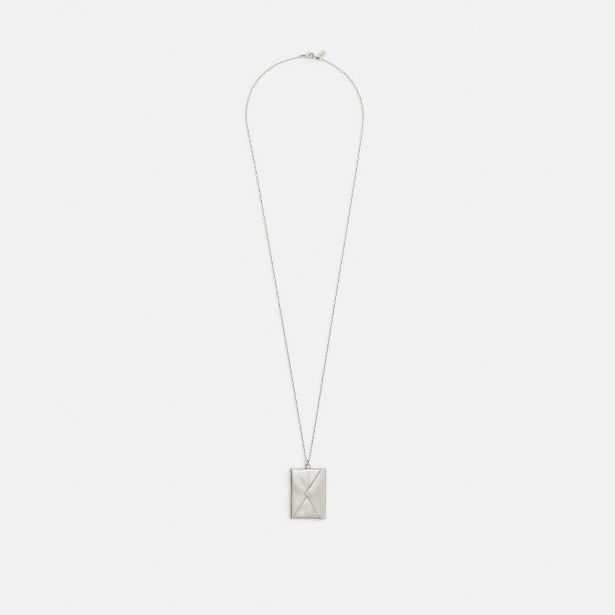 Envelope Pendant Long Necklace