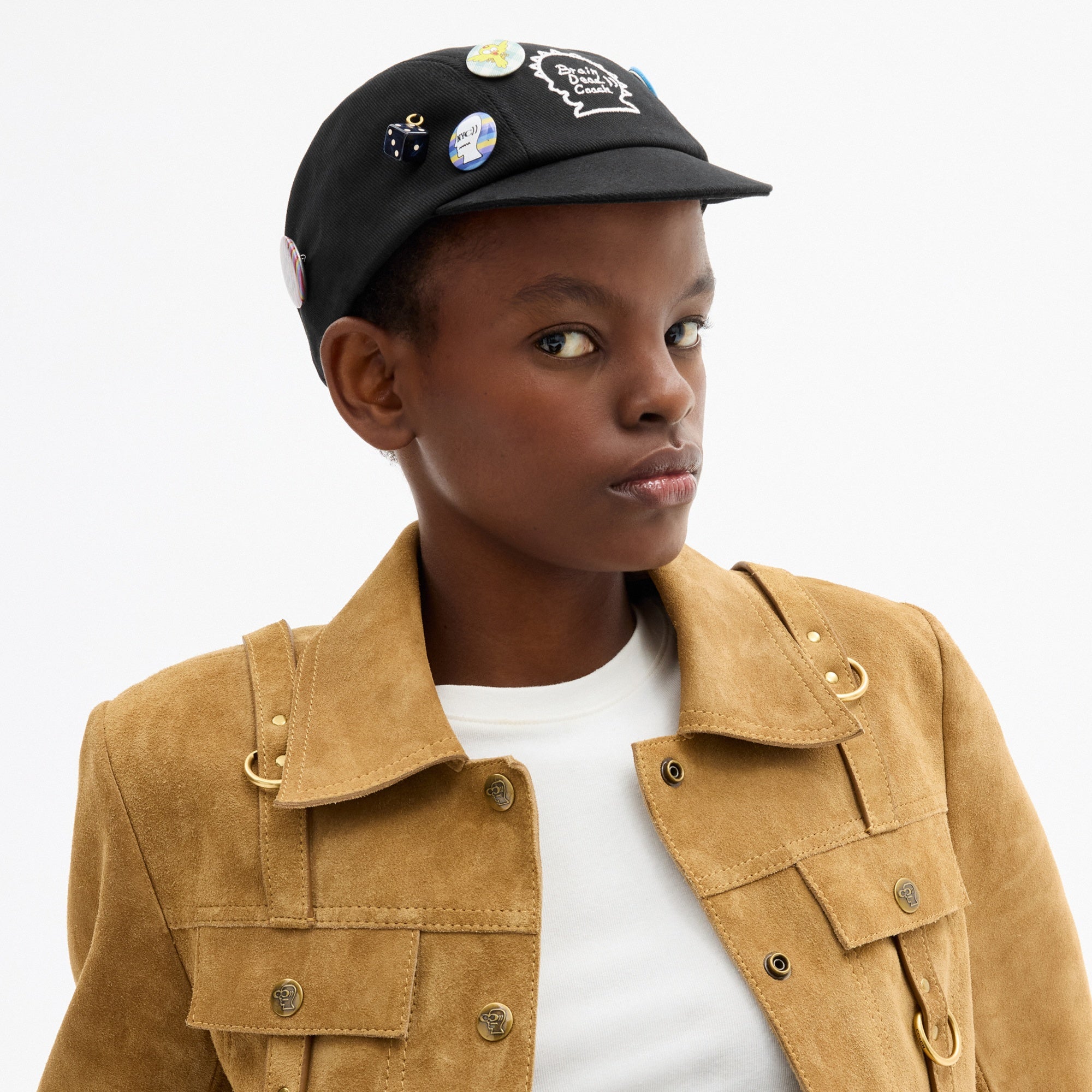 Coach | Brain Dead Biker Pin Hat