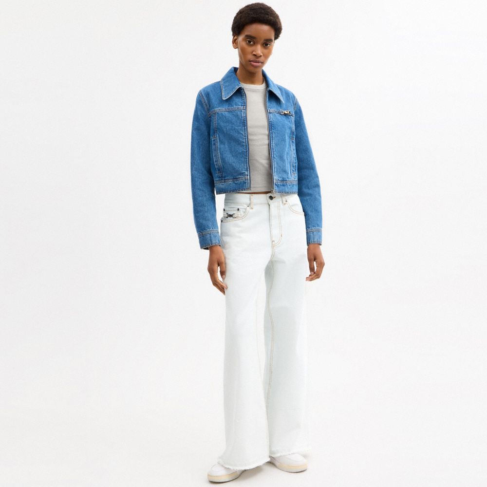Denim Workwear Pants In Organic Cotton