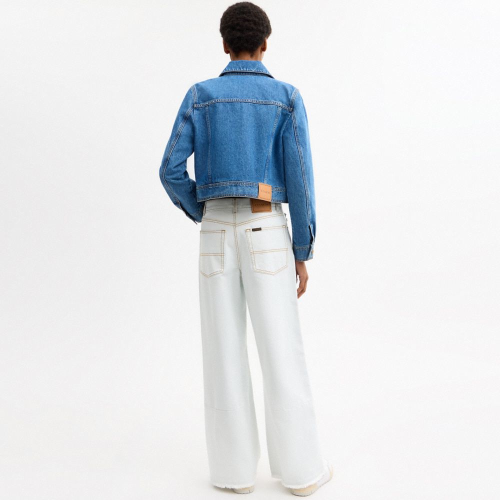 Denim Workwear Pants In Organic Cotton